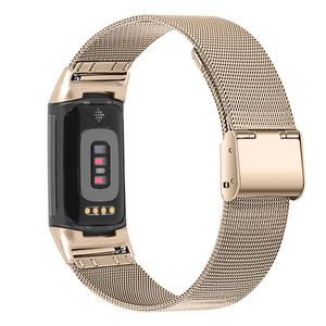 Fitbit Charge 5 Armband Edelstahl Gold