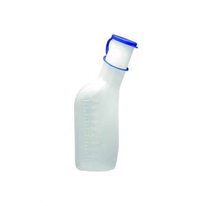 Meditrade Urinflasche & Urinflaschenhalter für Männer, 1000 ml - Urinflaschenhalter | Packung (1 Stück)