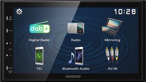Kenwood Electronics DMX129DAB Auto Media-Receiver Schwarz 64 W Bluetooth