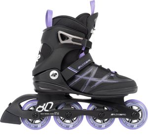 K2 Inline Skates ALEXIS 80 PRO black - lavendar Größe 37