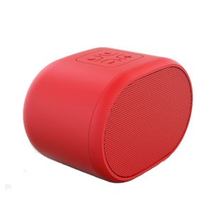 Tragbarer drahtloser Bluetooth-kompatibler 5.0-Lautsprecher mit Mikrofon-Stereo-Rauschreduzierung-Rot