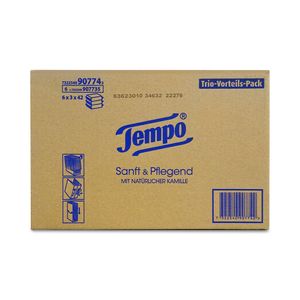 Tempo Sanft & Pflegend Toilettenpapier feucht (18 x 42 Blatt)