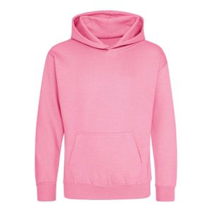 Just Hoods Jungen Hoodie Langarm Pullover Sweatshirt Kapuzenpullover, Größe:1/2, Farbe:Candyfloss Pink