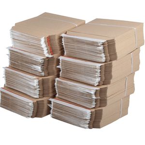 500 x Kraftmax Premium Verpackung / Versandtaschen - Frustfreie Versandtasche aus Pappkarton - DIN A5 - 23,5 x 18 cm