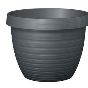 Scheurich Pflanzgefäß Country Star Ø 40 x 30 cm metallic grey