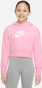 NIKE Club Ft Crop Hoodie Kinder rosa L