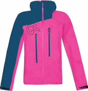 Rock Experience Mt Watkins 2.0 Hoodie Woman Jacket Super Pink/Moroccan Blue L Outdorová bunda