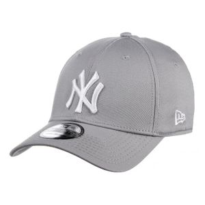 New Era 39Thirty Flexfit Cap - NY YANKEES grau / weiß M/L