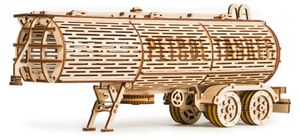 Wood Trick - Holz Modellbau Tank Trailer Tankfahrzeug Big Rig Anhänger 200 Teile