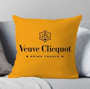 Veuve Clicquot Kissenbezug Kissen orange Champagner