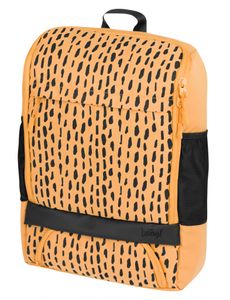 Baagl Rucksack Damen RPET – City Tagesrucksack für Uni und Schule aus Recycletem Kunstoff – Schulrucksack Mädchen Teenager - Daypack (Senf)