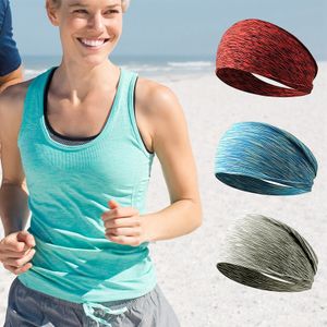 3 Stück Sport Stirnbänder rutschfest Kopfbänder Elastische Haarbänder Schweißband für Laufen, Yoga, Radfahren 01