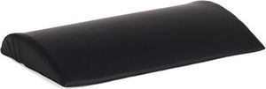 Habys Lenden-Halbrolle, Lagerungsrolle, Nackenkissen, Nackenrolle, Lagerungskissen für Massage und Therapie, Kniehalbrolle, 40x25x5cm Schwarz