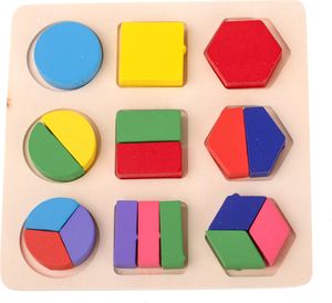 Drevená vzdelávacia hračka match shapes 18el