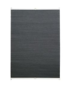Waben-Plissee Klemmträgr verspannt Größe: 75x130 cm, Farbvariante: Grau