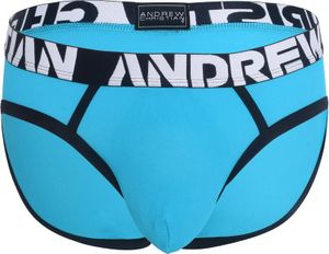 Andrew Christian - Pánské slipy - ALMOST NAKED® MOISTURE CONTROL BRIEF Teal - Zelená - 1 x velikost L