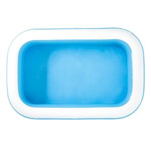 Bestway Aufblasbarer Pool Blau/Weiß 262×175×51 cm 54006