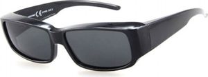 Polarisierte Überzieh Sonnenbrille Überziehbrille Überbrille Fit Over BM5025 farbe schwarz