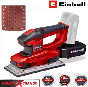 Einhell Akku-Schwingschleifer TE-OS 18/230 Li Solo inkl. 3x Schleifpapier,