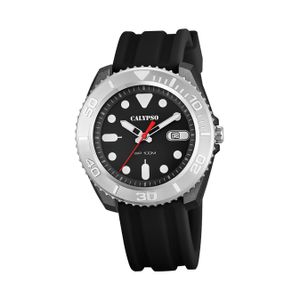 Calypso Kunststoff Herren Uhr K5794/3 Analog Outdoor Armbanduhr schwarz D2UK5794/3