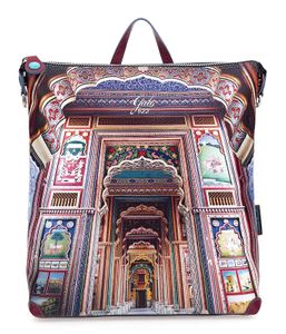 Gabs Leder Rucksack Freizeitrucksack Lola Backpack Fuxia Jaipur purpur blau