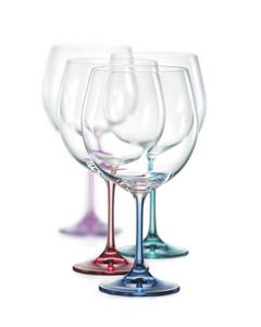 Gin & Tonic Gläser Spectrum 820 ml mehrfarbig 4er Set Crystalex Bohemia