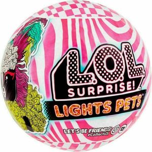 L.O.L. Surprise! Lights Pets with Real Hair & 9 Surprises Including Black Light
