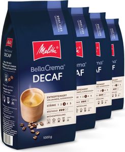 Melitta BellaCrema Decaf ganze Kaffee-Bohnen, für Kaffee-Vollautomaten, im Set Melitta BellaCrema Decaf ganze Kaffee-Bohnen, für Kaffee-Vollautomaten, im Set