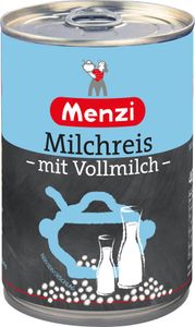 MILCHREIS mit Vollmilch von Menzi, 400g