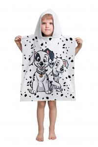 Disney 101 Dalmatiner Badeponcho mit Kapuze 50x115 cm