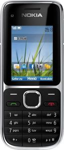Nokia C2-01 Handy (5,1 cm (2 Zoll), 3,2 Megapixel Kamera) schwarz ""