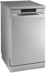 Gorenje GS520E15S  Freistehender Geschirrspüler 45 cm - Edelstahlfront - 4 Programme - 9 Maßgedecke - Edelstahlwanne - Besteckkorb - AquaStop