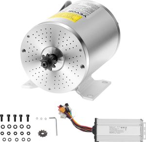 VEVOR 2000 W elektrický bezkartáčový jednosmerný motor, bezkartáčový motor - 60 V 4500 ot/min motor pre motokáry, elektrické bicykle, motorky, skútre