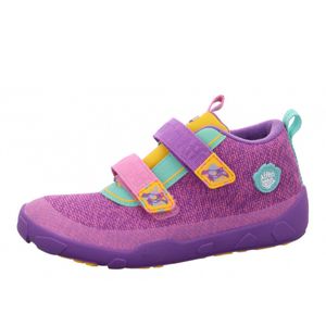 Affenzahn Knit Happy Vogel Klettschuh Lila