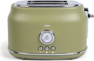 Livoo DOD181V Toaster Grün Retro Design