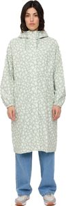 Mazine Oversized Rain Coat Recycled Fabric - Damen Regenjacke, Größe:S, Mazine_Farbe:misty jade/printed