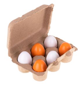 KIK - Eier, herausnehmbar, Eigelb aus Holz