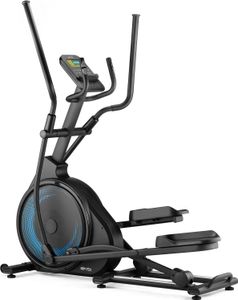 Gymtek® Elektromagnetischer Crosstrainer - bis 120kg - 16 Widerstandsstufen, 6kg Schwungmasse - LCD Display - Home Gym Fitness