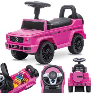 Rutscher Rutschauto Rutschfahrzeug Kinderauto Spielzeug ab 1 Jahr Mercedes Benz G350d rosa