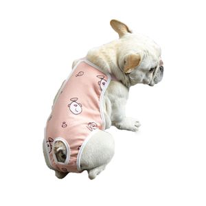 Haustier-Hygienehose, verstellbares Band, Menstruations-Shorts, waschbare Hundewindel, Haustier-physiologische Hose für den Innenbereich-Rosa,XL