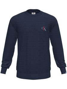 Calvin Klein Herren Lounge Graphic Sweatshirt, Blau L