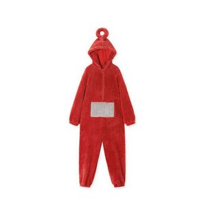 Kinder Anime Teletubbies Kostüm Weihnachten Pyjamas Schlafanzug Overall Soft Rot 120cm