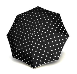 Knirps C.205 Medium Duomatic Regenschirm Automatikschirm Umbrella 95 8205, Farbe:Dot Art Black