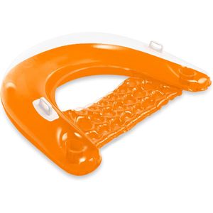 INTEX 58859EU - Poolsessel - Sit'n Float (152x99cm) Poolsitz Schwimmreifen Pool orange