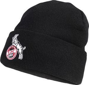 1. FC Köln Beanie Mütze schwarz mit Logostick „Titti Pänz” Kleinkinder