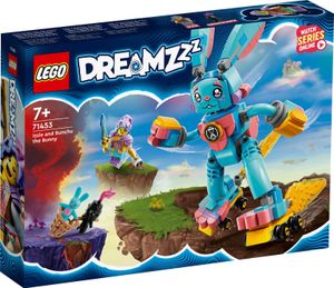 LEGO 71453 DREAMZzz Izzie und ihr Hase Bunchu Set, Baubares Kaninchen-Spielzeug mit Rollschuhen, 2 Arten für fantasievolles Spielen, basierend auf der TV-Serie, für Kinder, Mädchen, Jungen ab 7 Jahren