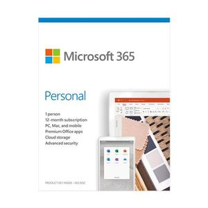 Microsoft 365 Personal QQ2-00989 1 osoba, Doba platnosti licencie 1 rok(y), Anglicky, Bez médií, P6