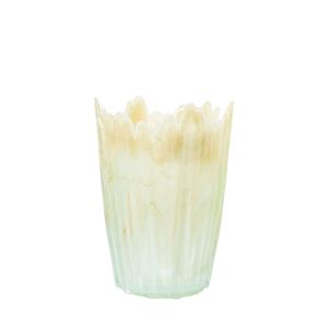 Vase Alexandra House Living Creme Kristall 23 x 32 x 33 cm