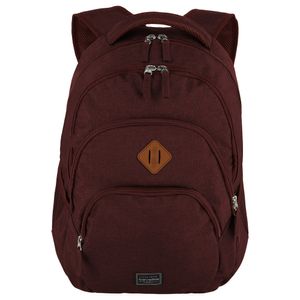Travelite Basics Rucksack mit Laptopfach Schulrucksack Daypack Backpack, Farbe:Bordeaux
