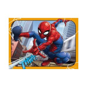 4 in 1 Puzzle Box | Spiderman | Marvel | Ravensburger | Kinder Puzzle